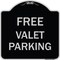 Signmission Free Valet Parking Heavy-Gauge Aluminum Architectural Sign, 18" x 18", BS-1818-23939 A-DES-BS-1818-23939 - alternate 1